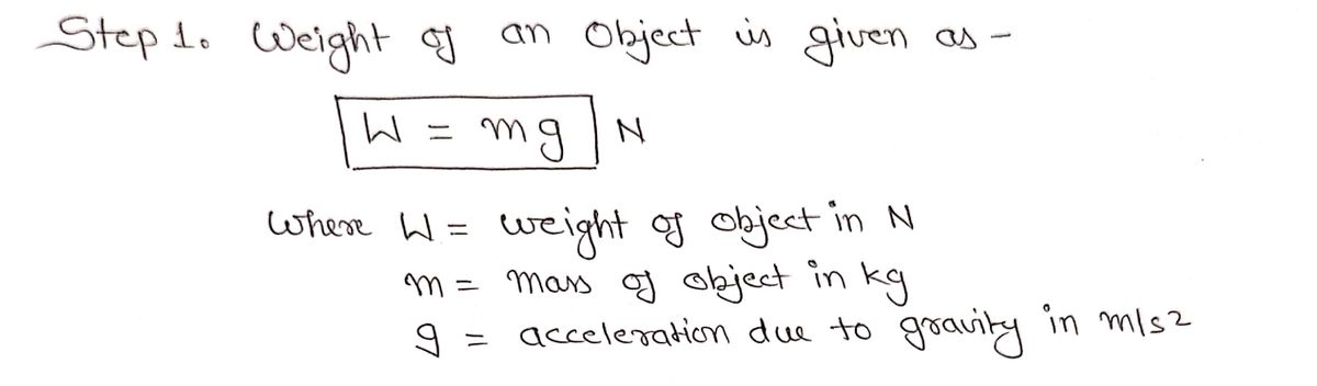 Physics homework question answer, step 1, image 1